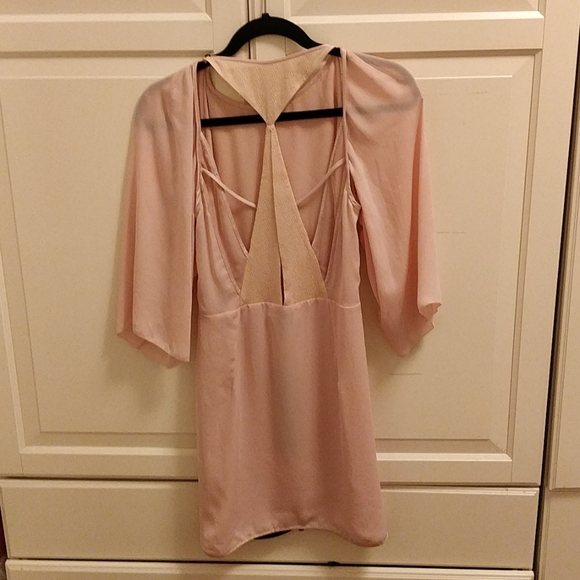 Bnwt Halston Heritage micro twill georgette dress - Picture 5 of 8